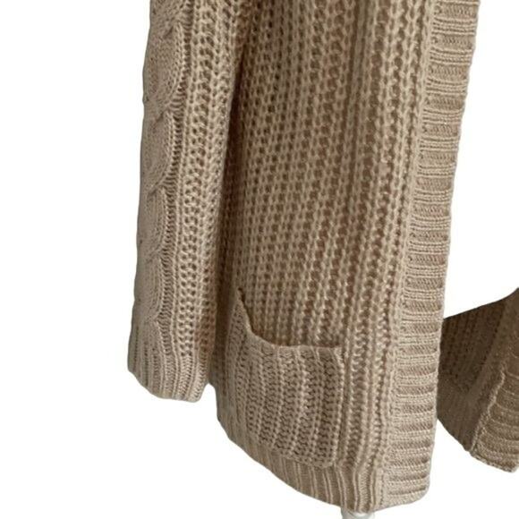 Pink Rose Oatmeal Cardigan Size Large - Picture 4 of 5